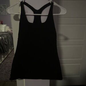 Lululemon Black Vintage Tank Halter Square Neck Top